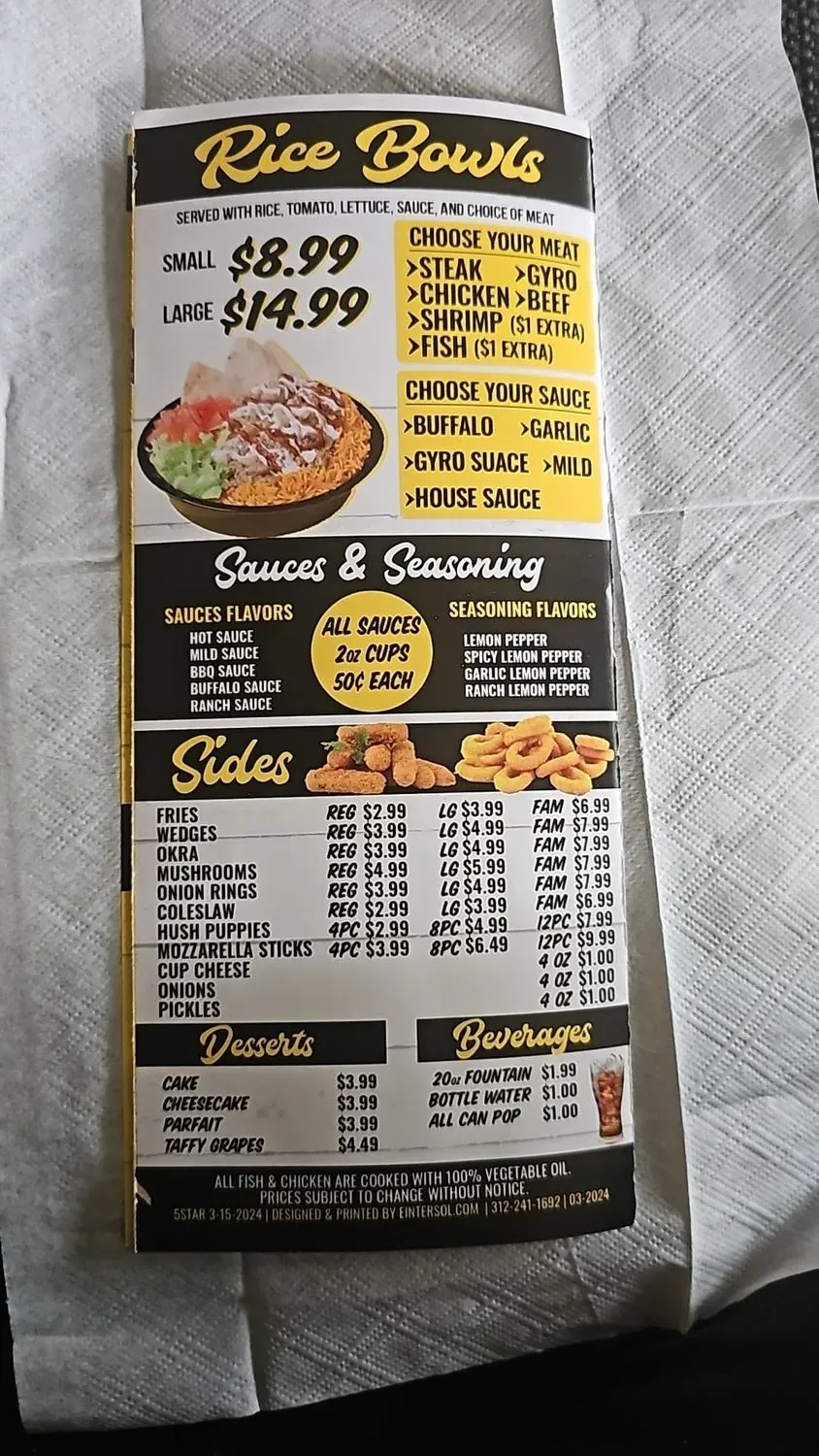 Menu 2