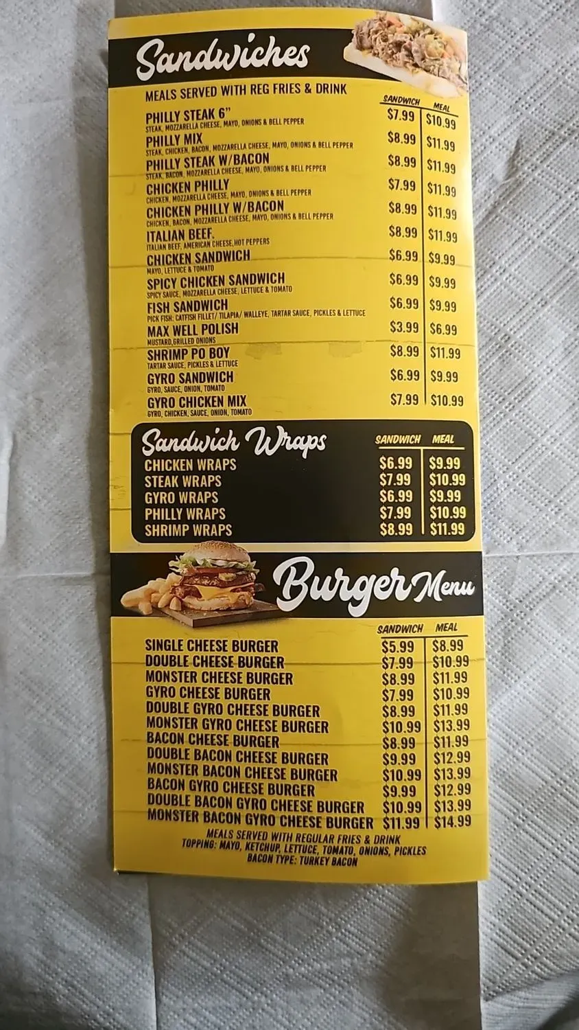 Menu 4