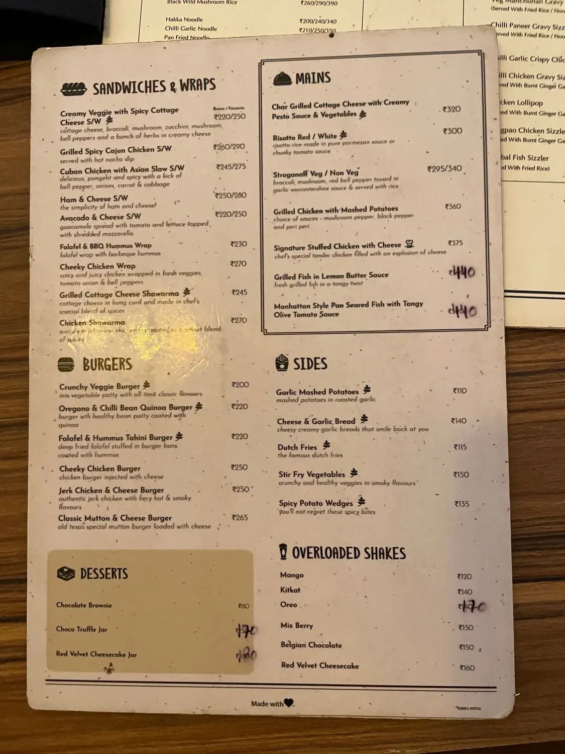 Menu 3