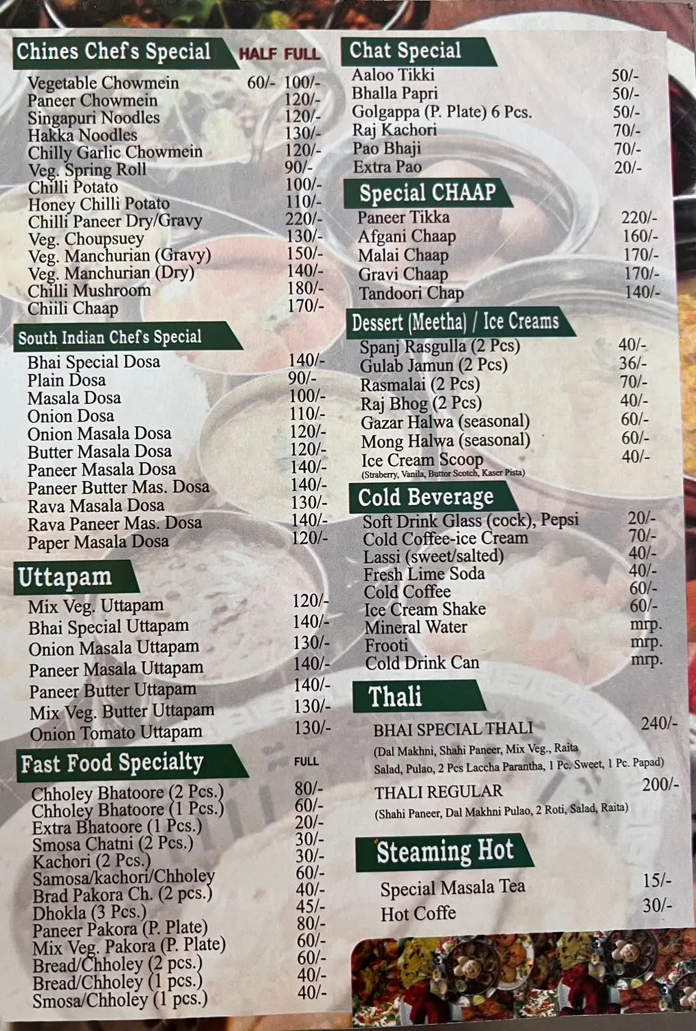 Menu 2