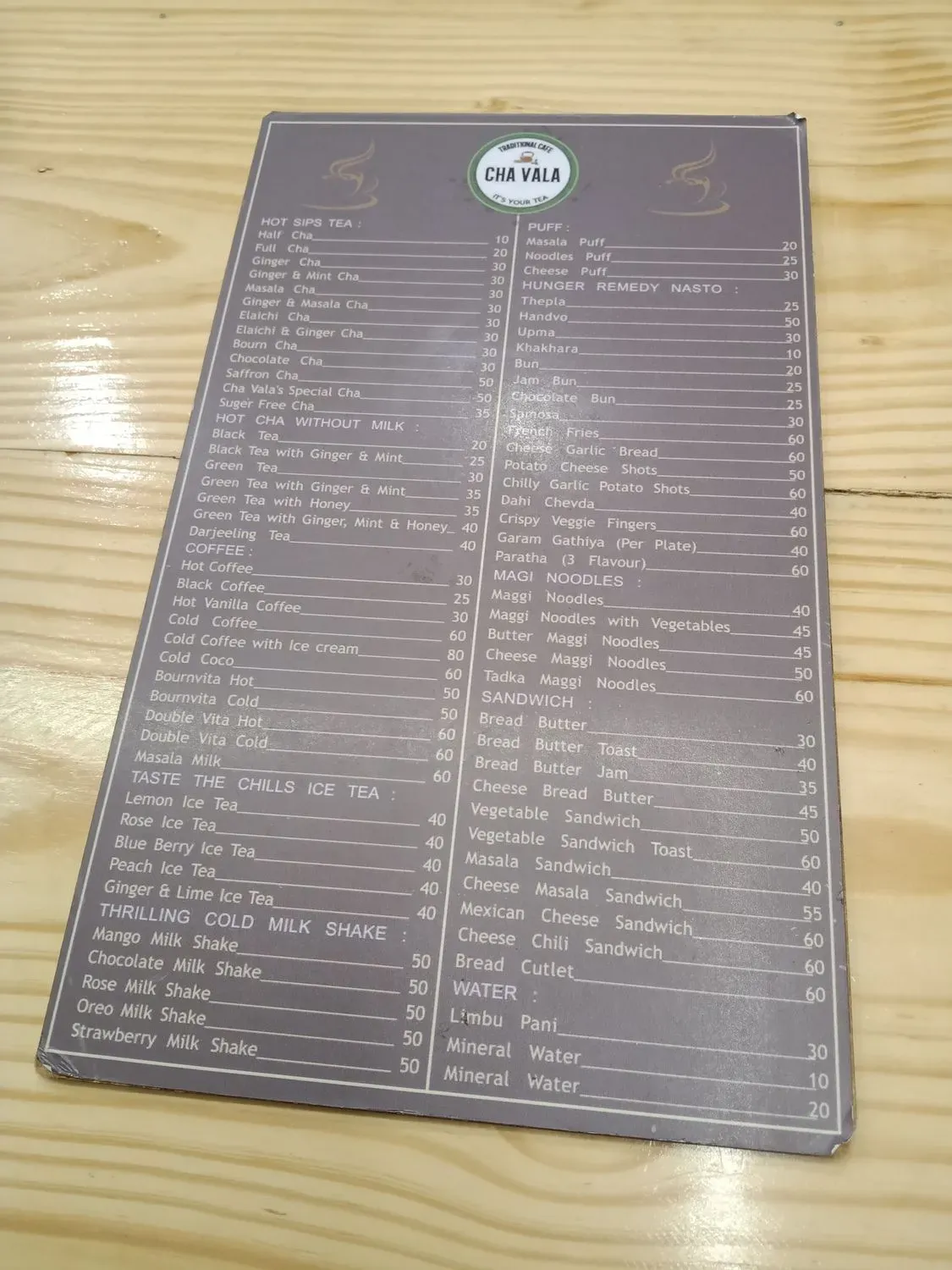 Menu 3