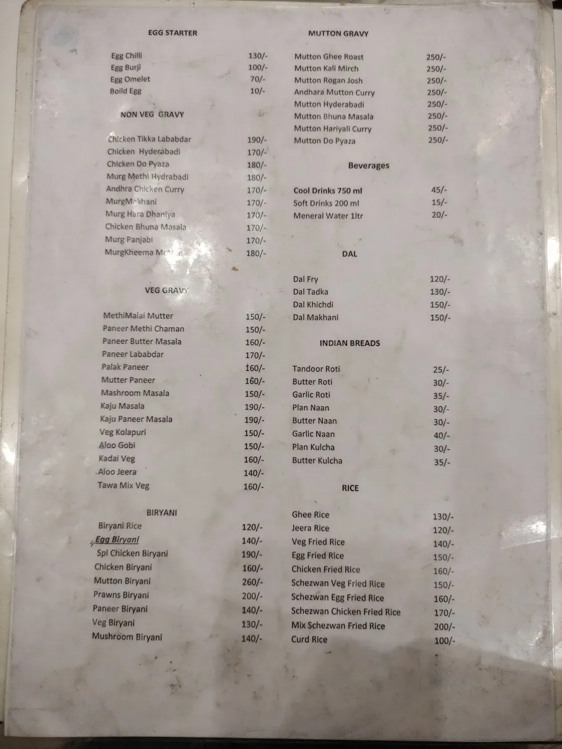 Menu 2