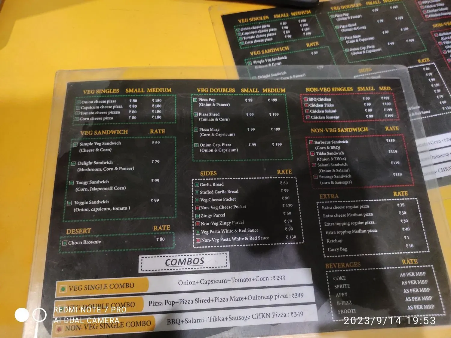 Menu 3