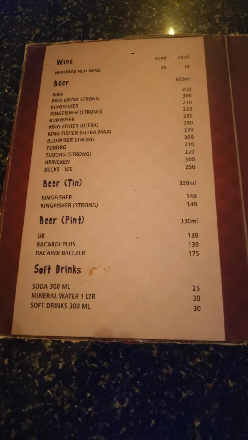 Menu 3