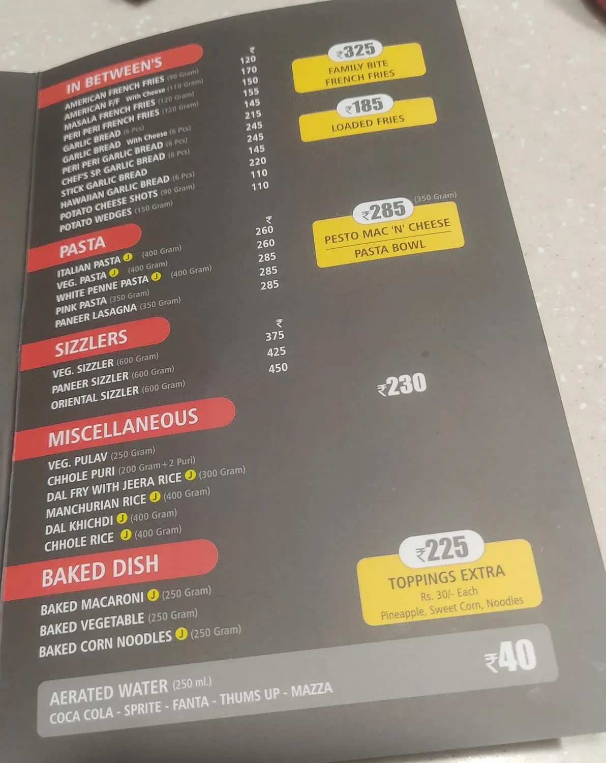 Menu 3