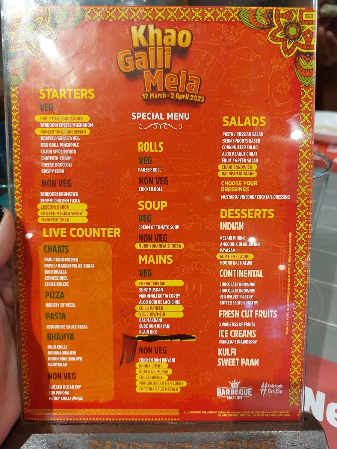 Menu 3