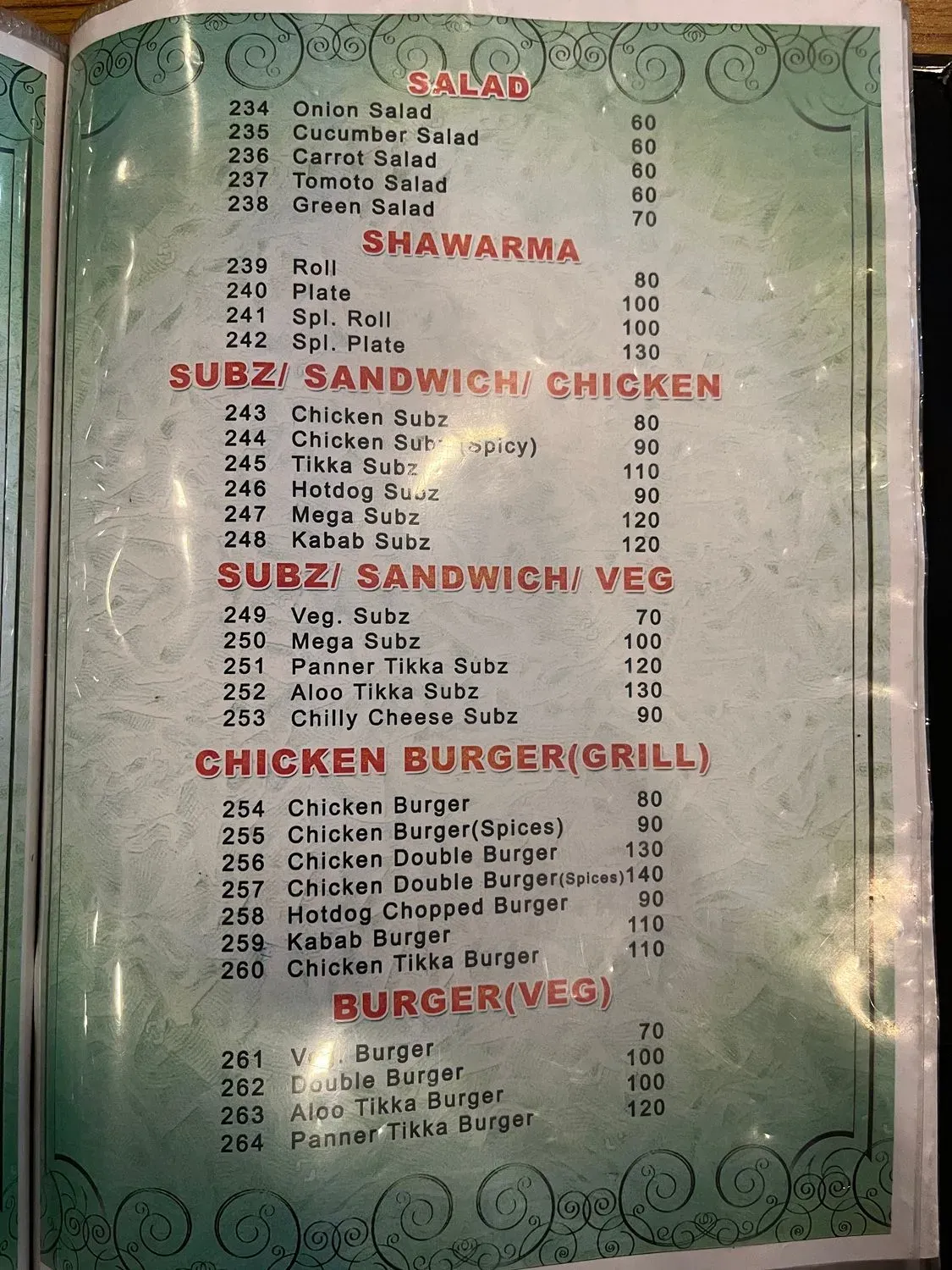 Menu 2