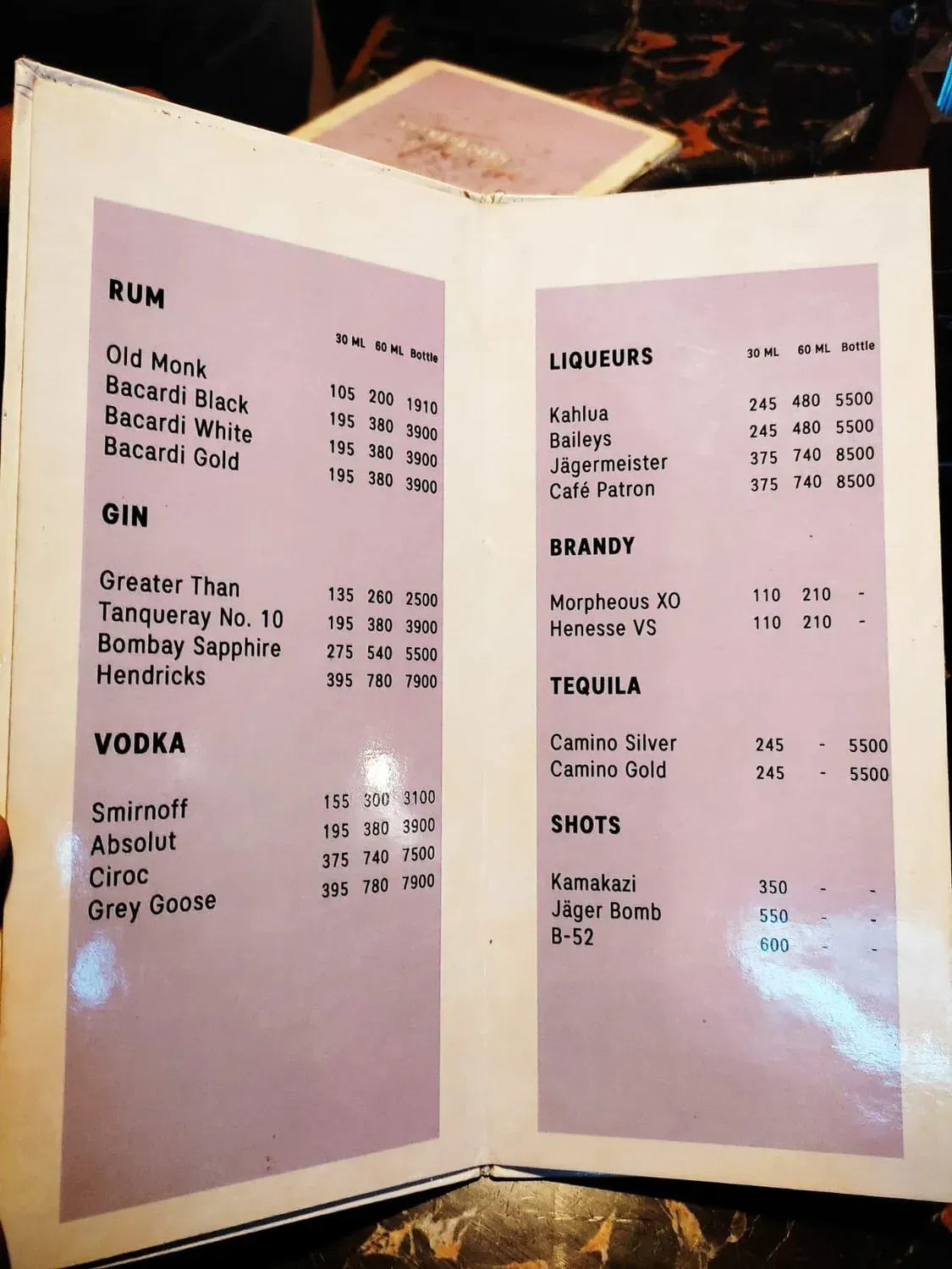 Menu 2