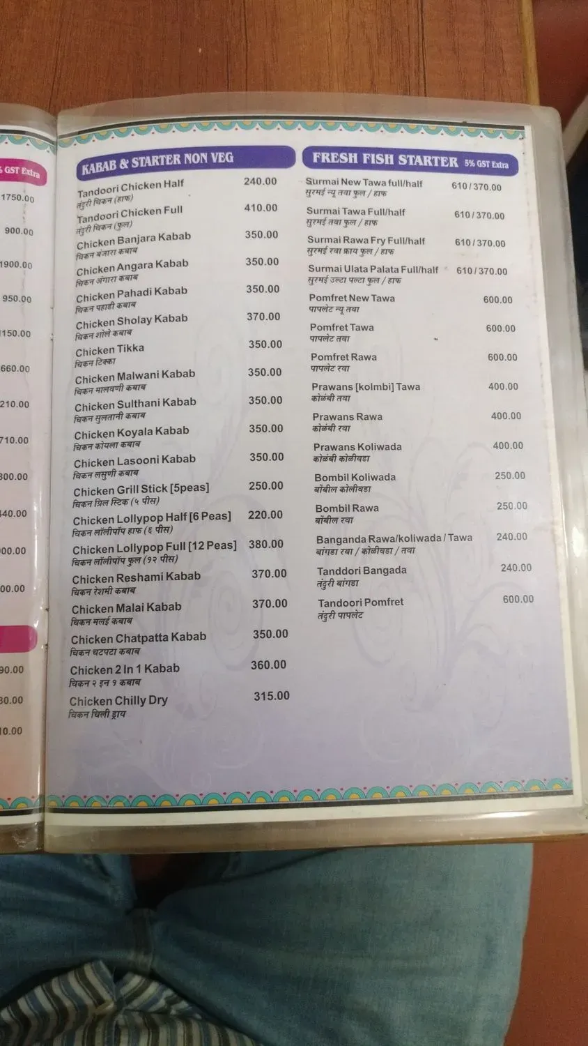 Menu 3