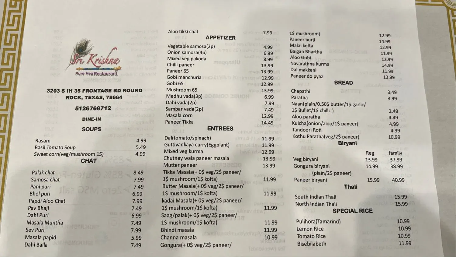 Menu 2