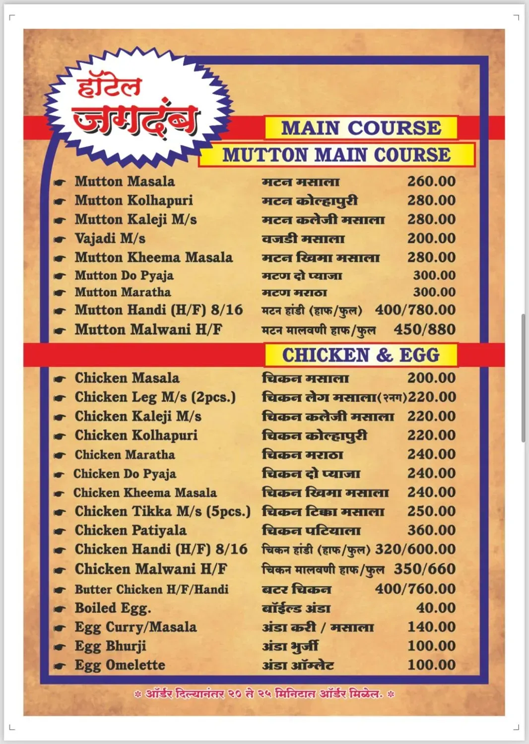 Menu 2