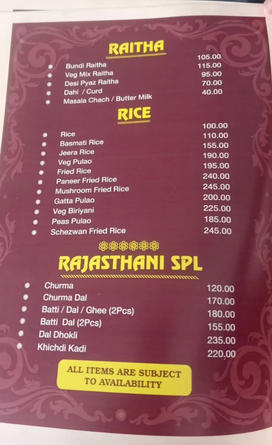 Menu 3