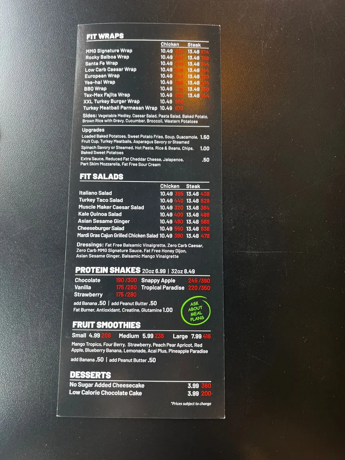 Menu 3