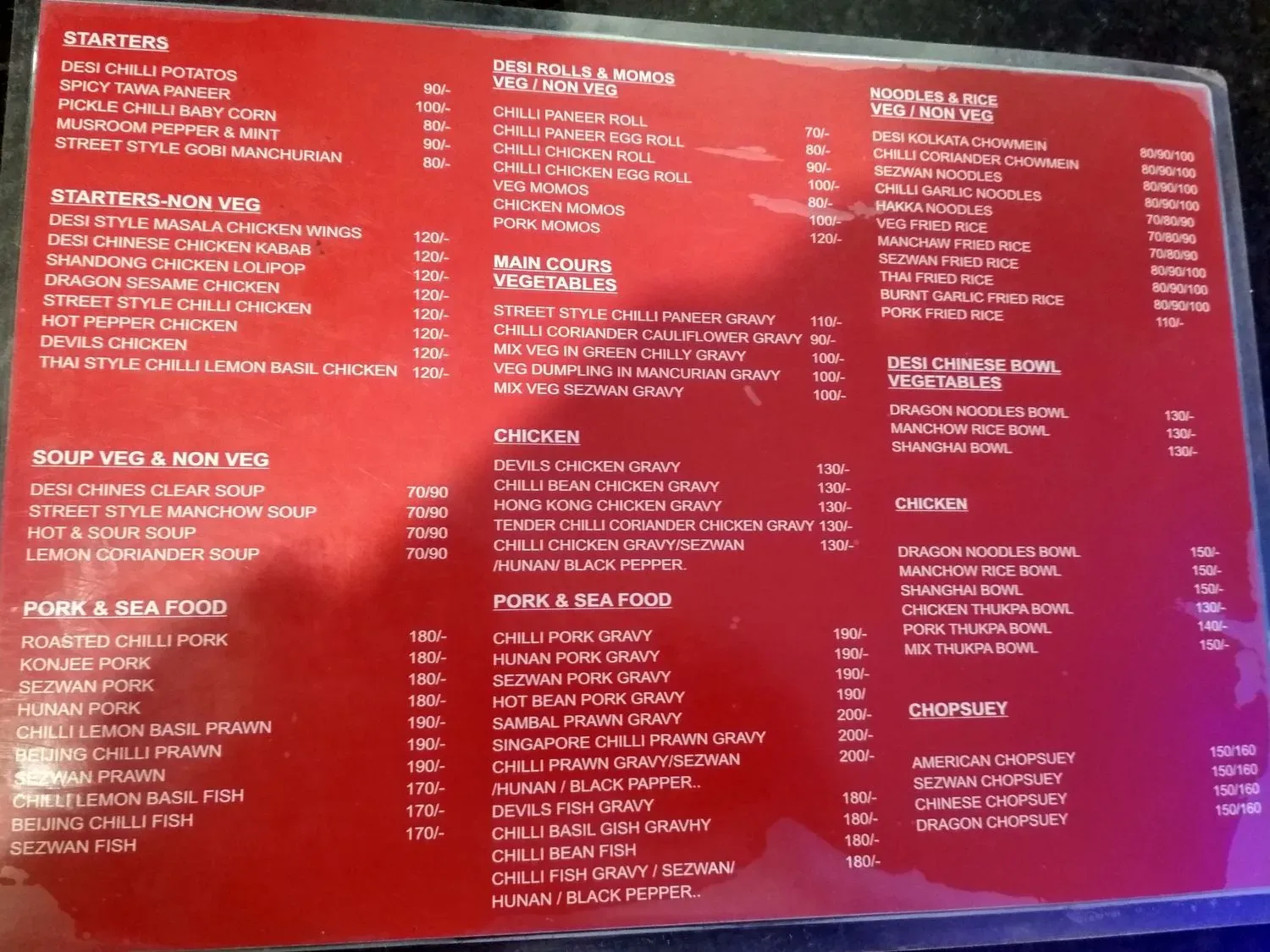 Menu 2