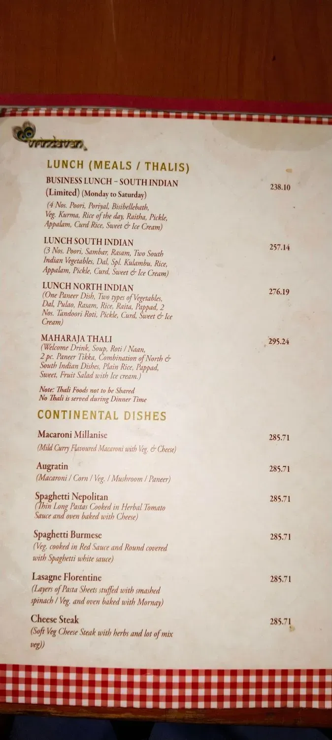 Menu 5