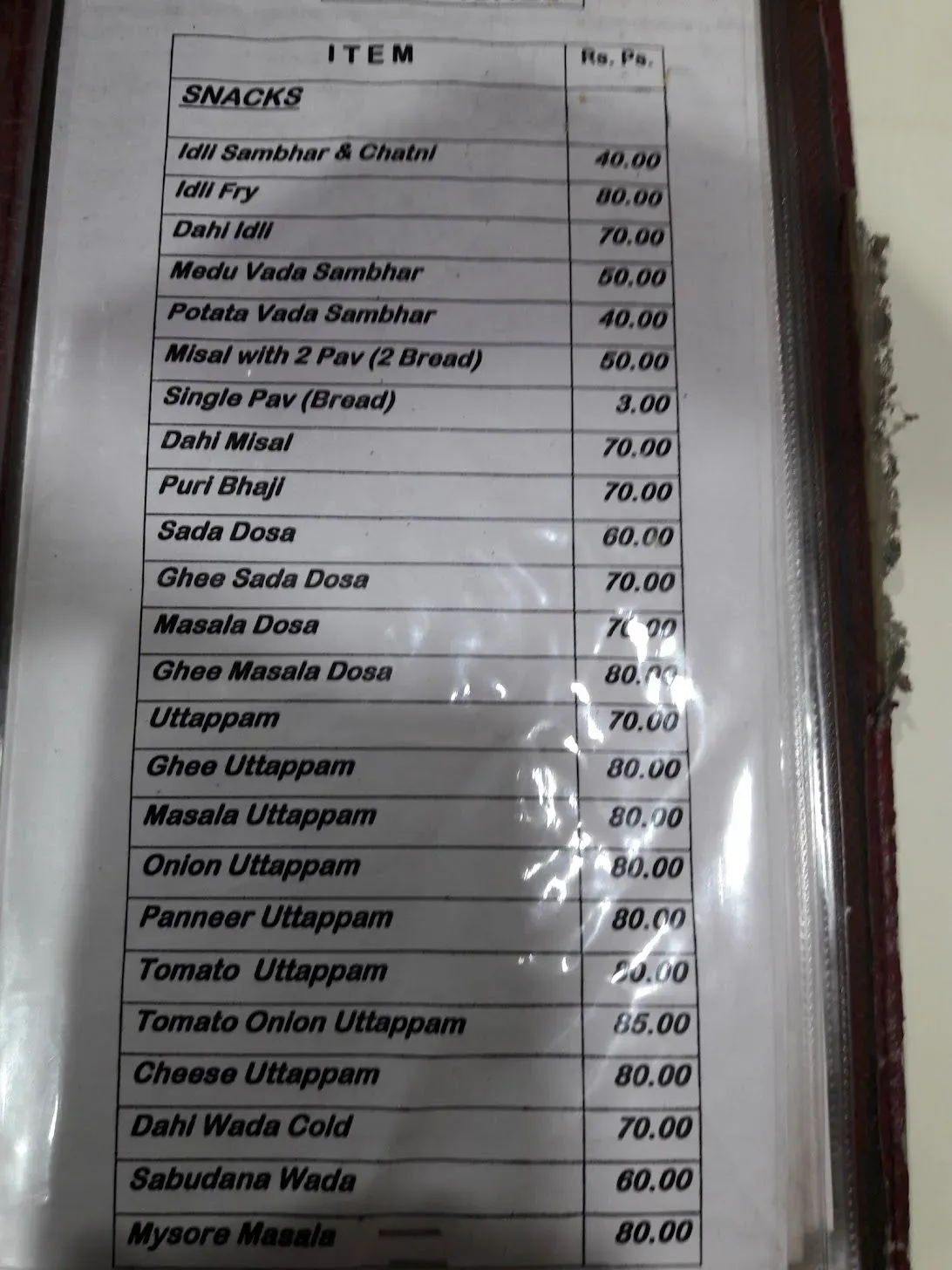 Menu 3