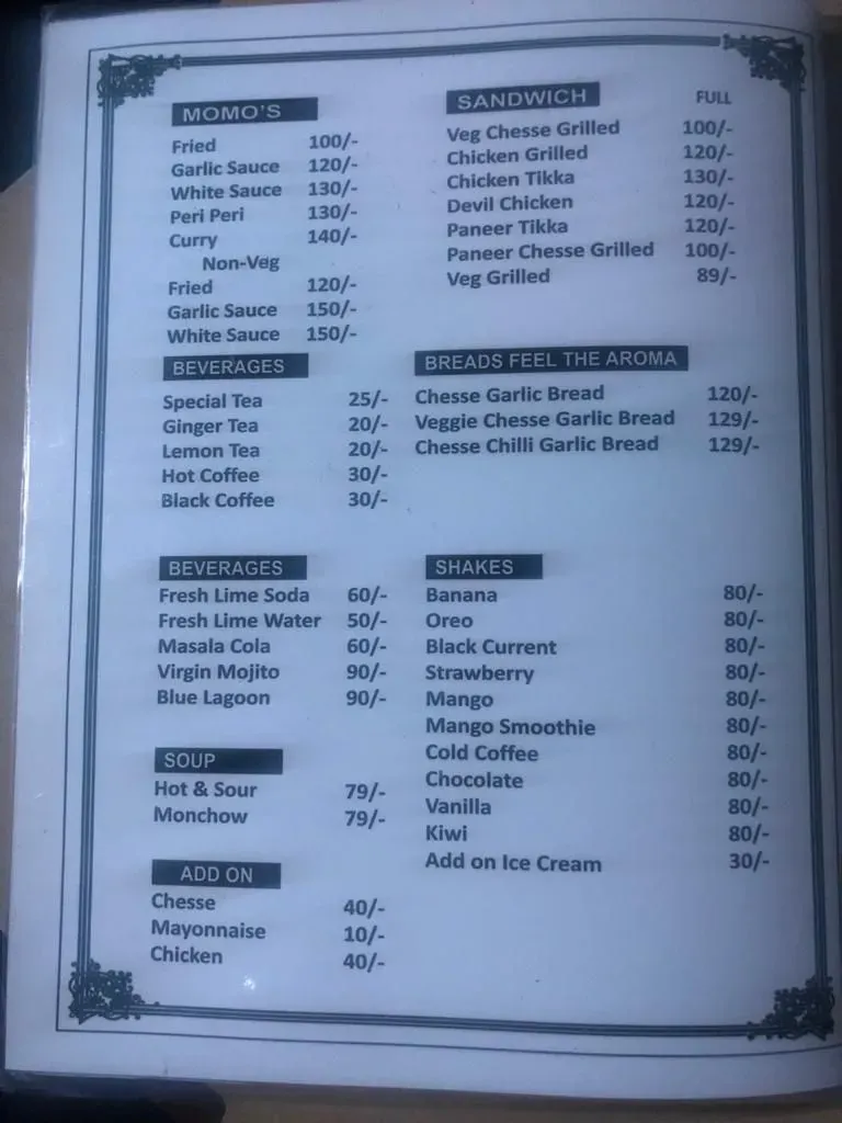 Menu 3