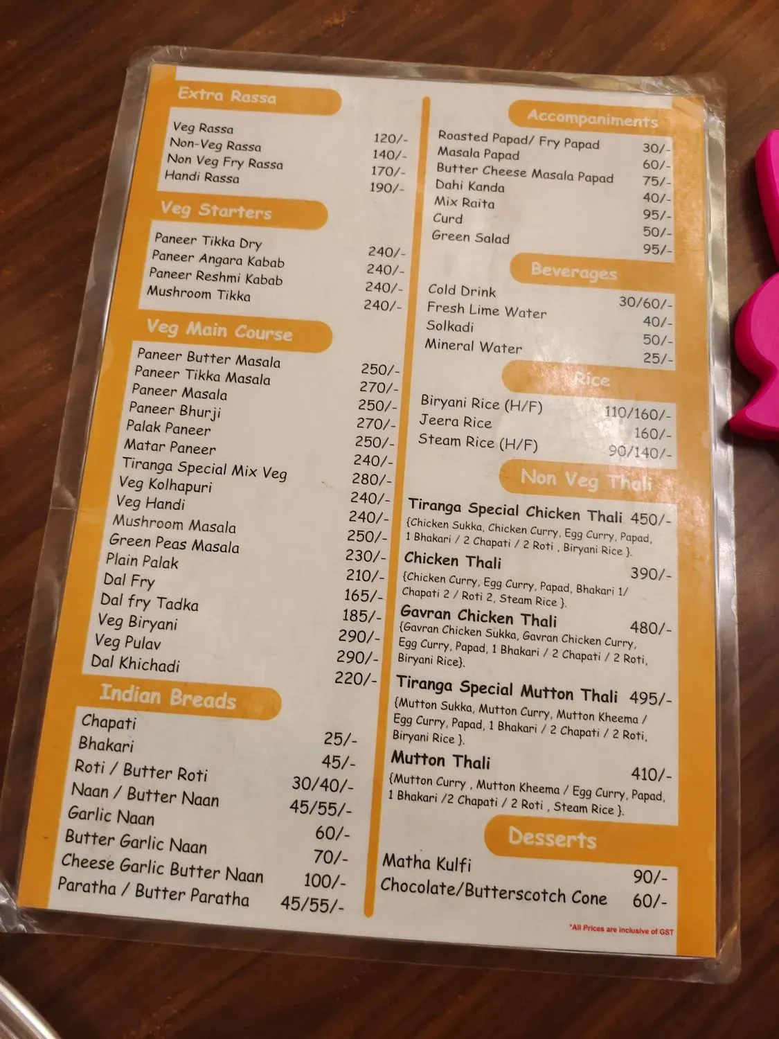 Menu 3