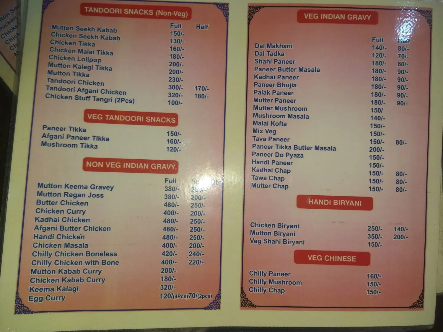 Menu 2