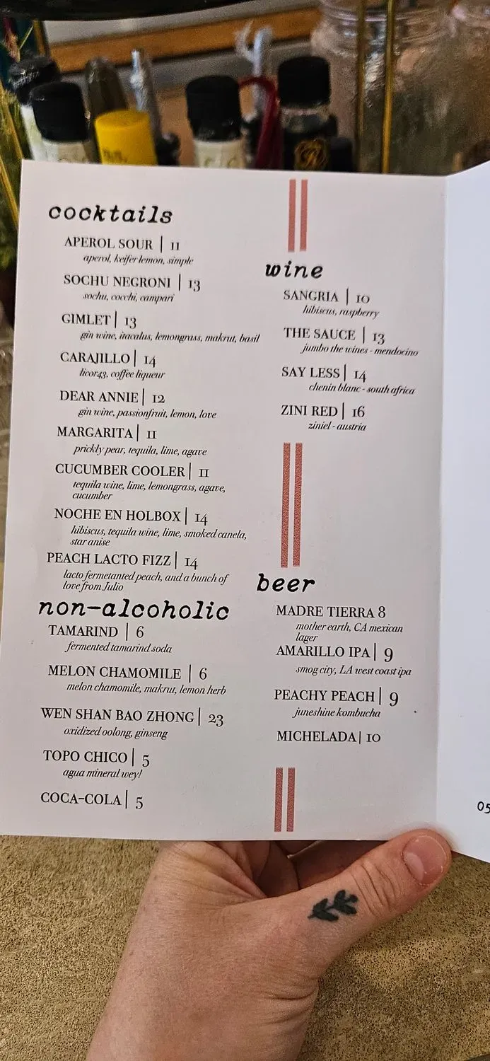 Menu 5