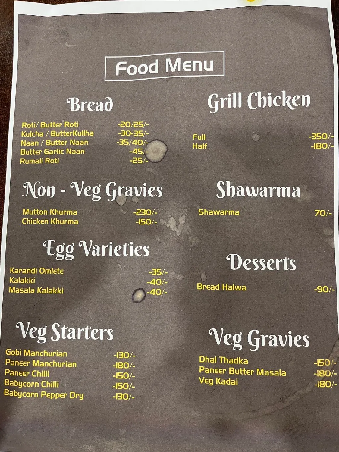 Menu 3