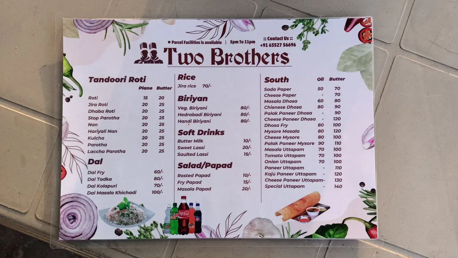 Menu 2