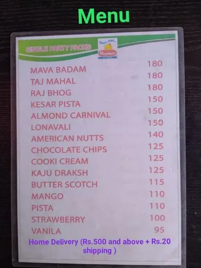 Menu 3