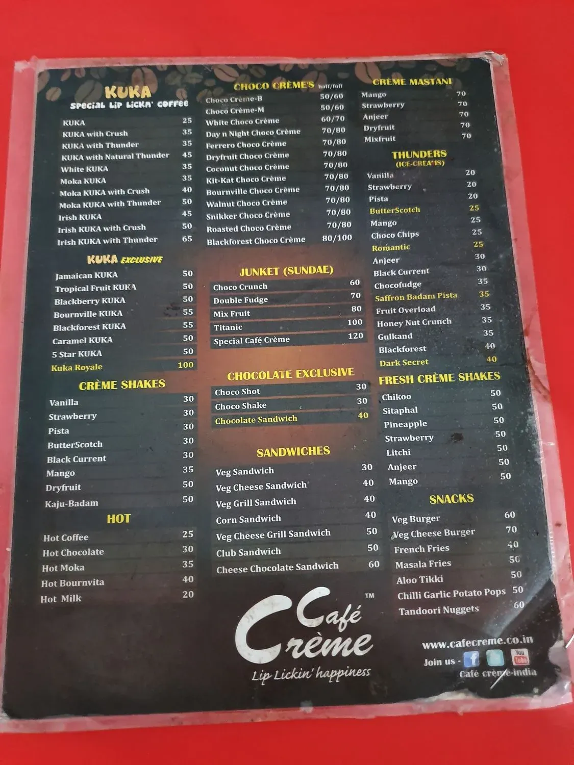 Menu 3