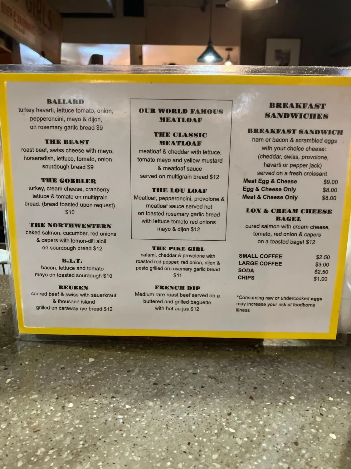 Menu 2