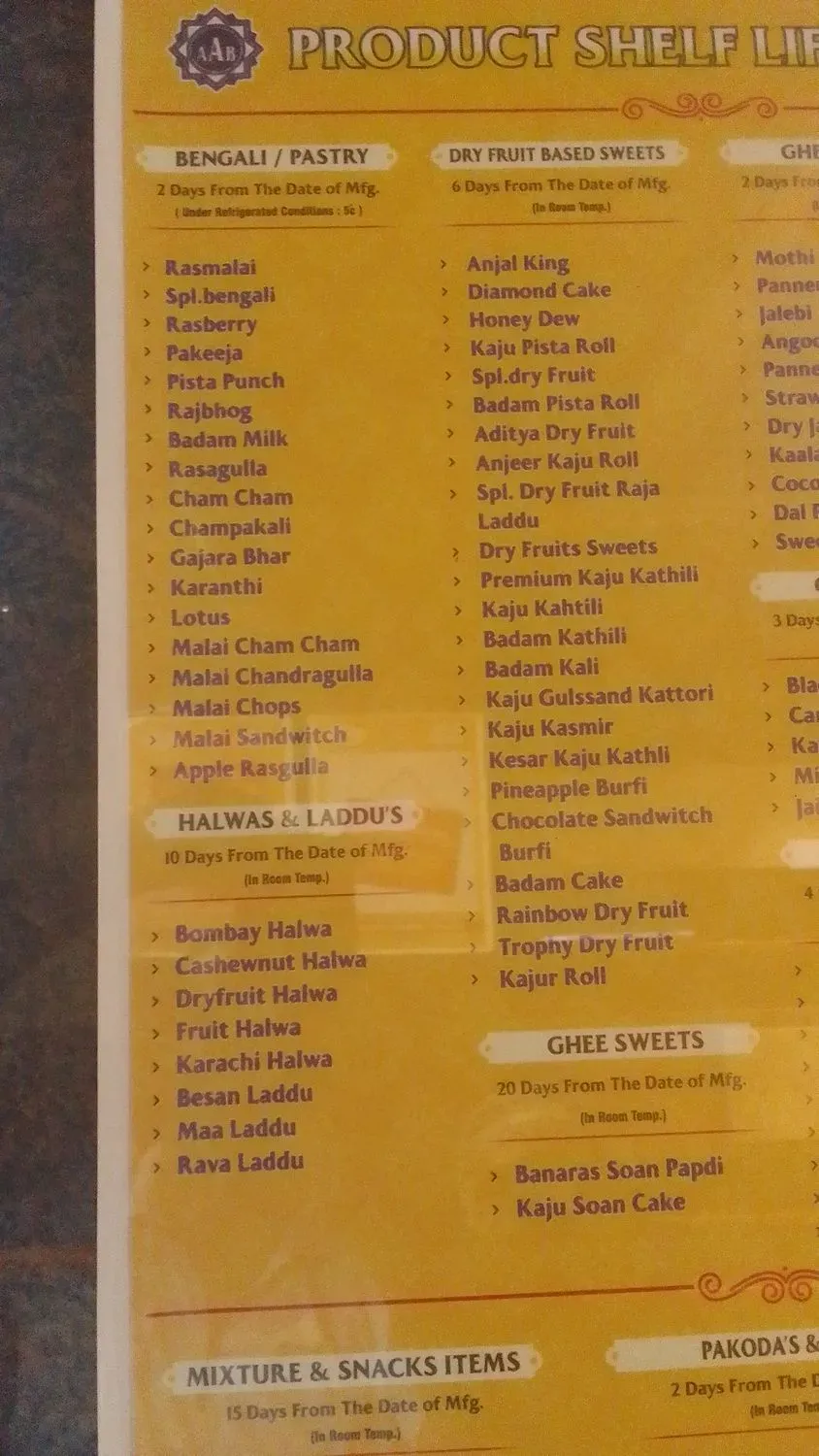 Menu 3