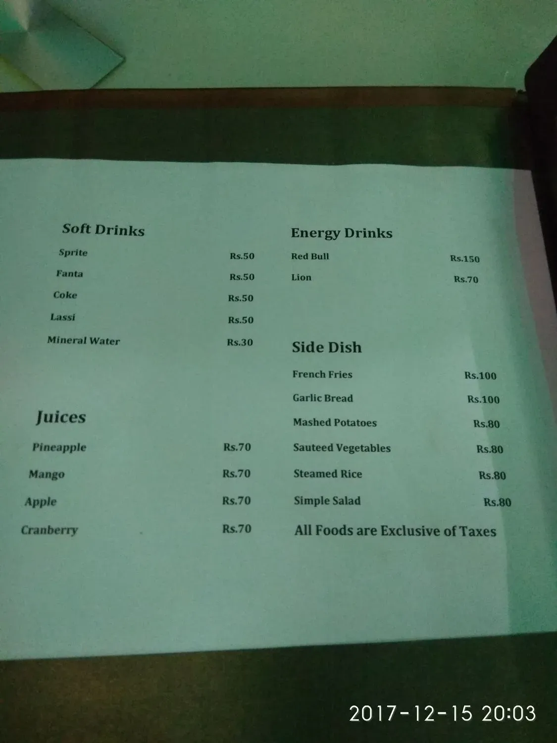 Menu 3