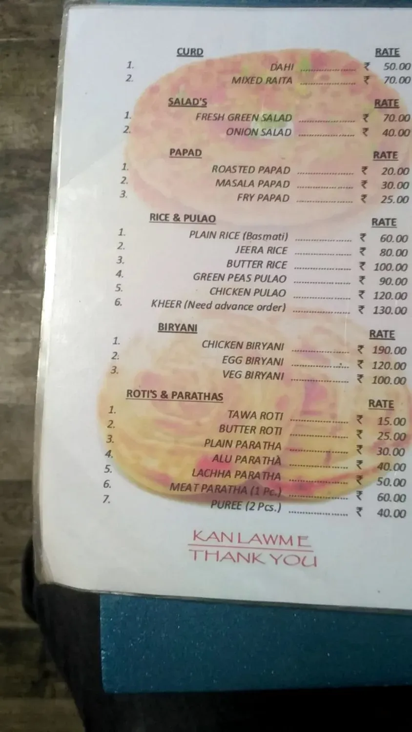 Menu 3