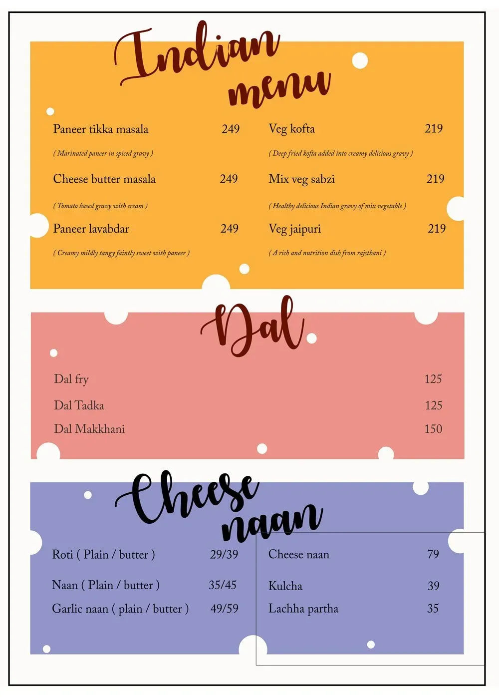 Menu 2