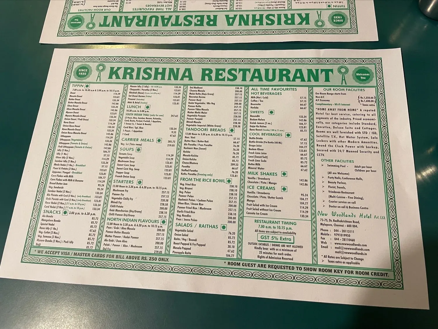 Menu 2