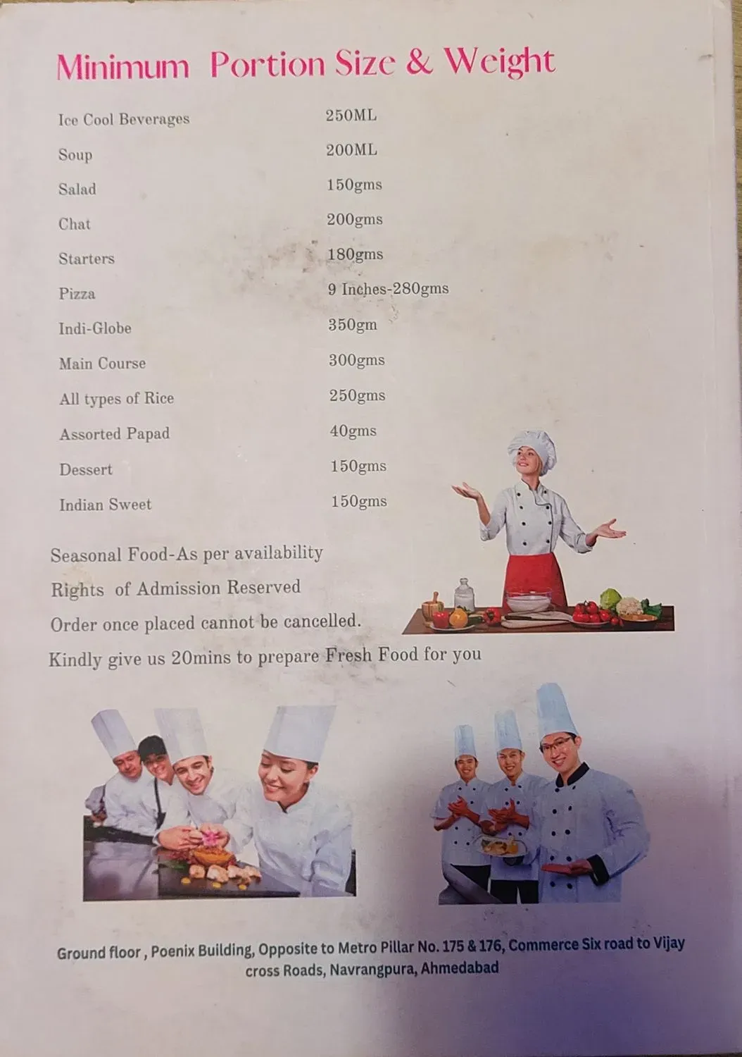 Menu 3