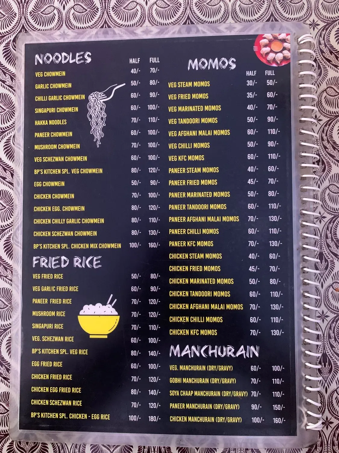 Menu 3