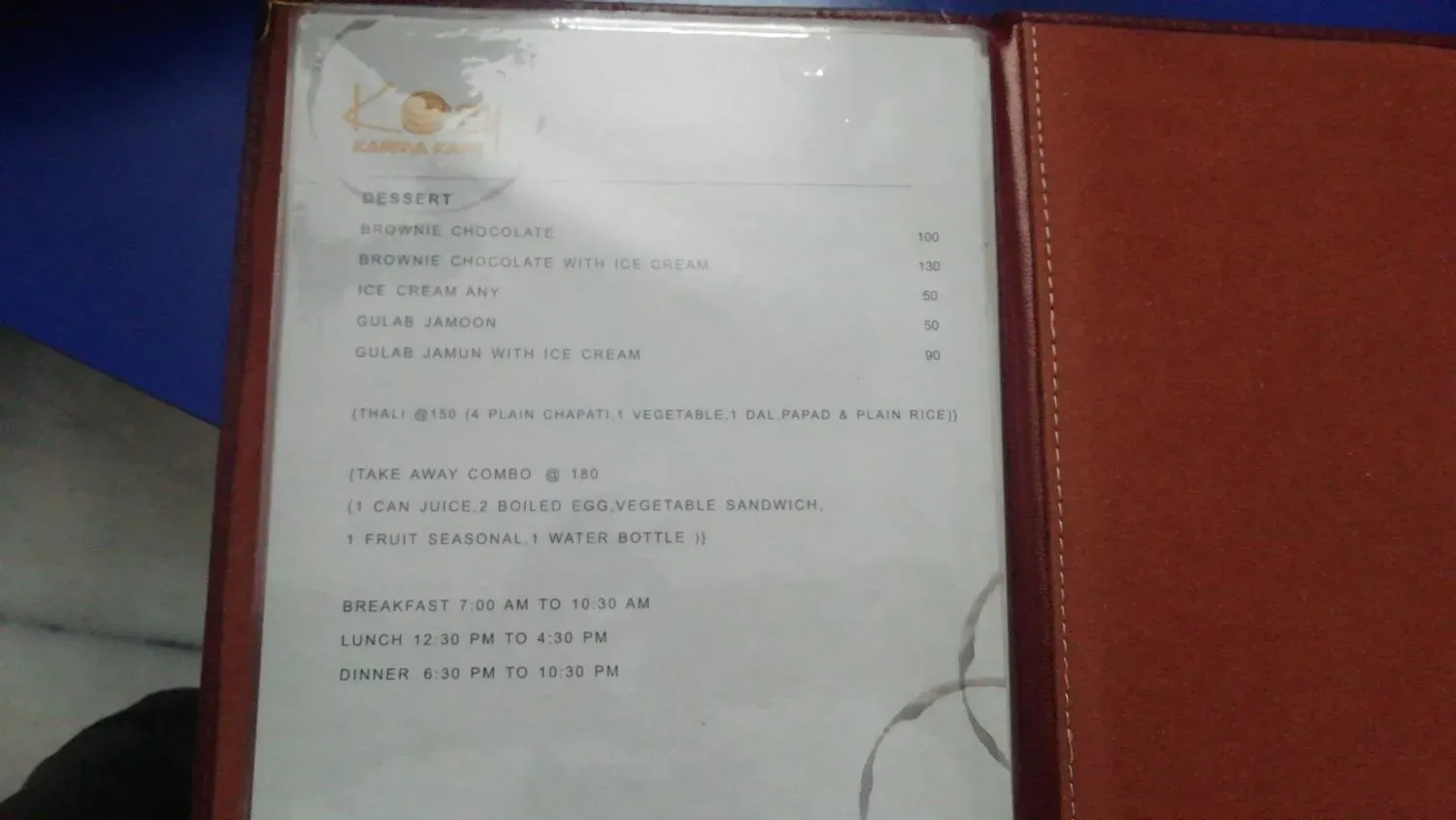 Menu 2