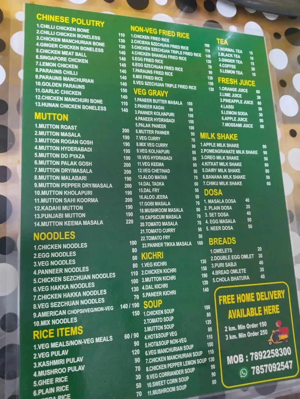 Menu 2