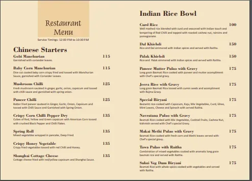 Menu 3