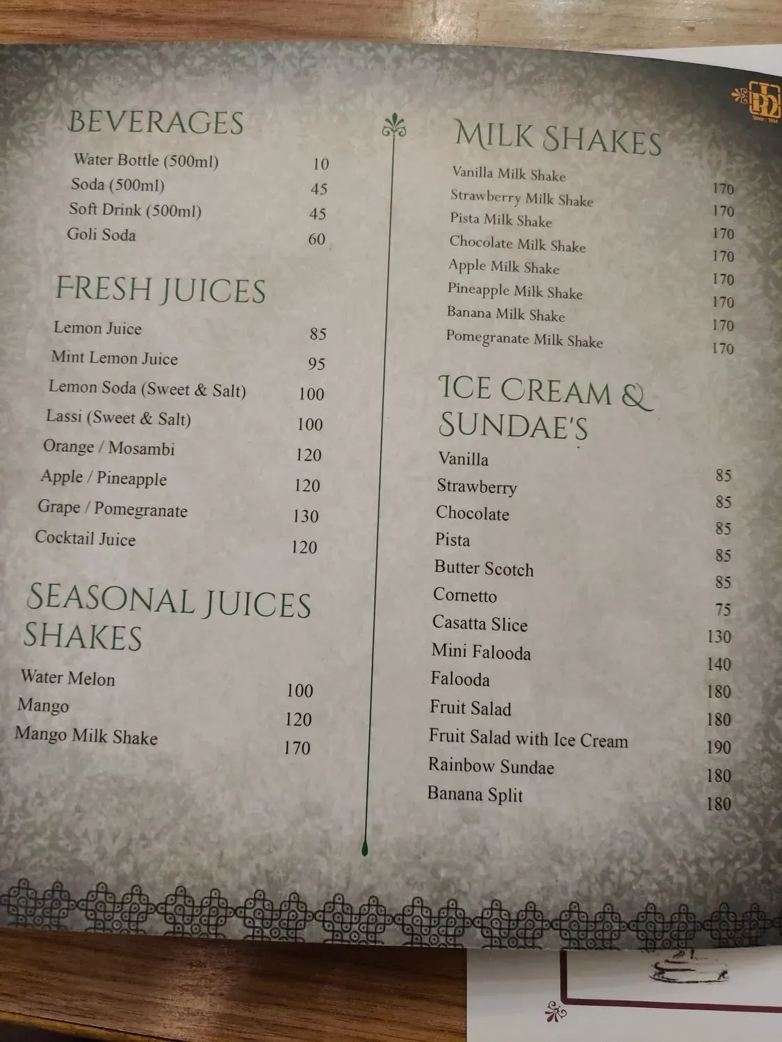 Menu 3