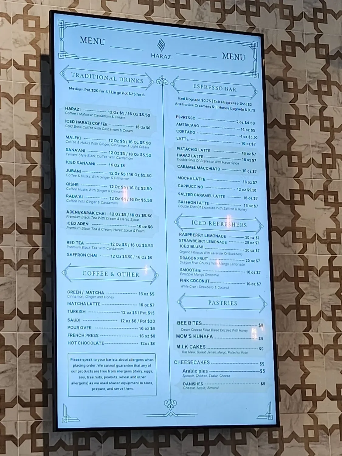 Menu 3