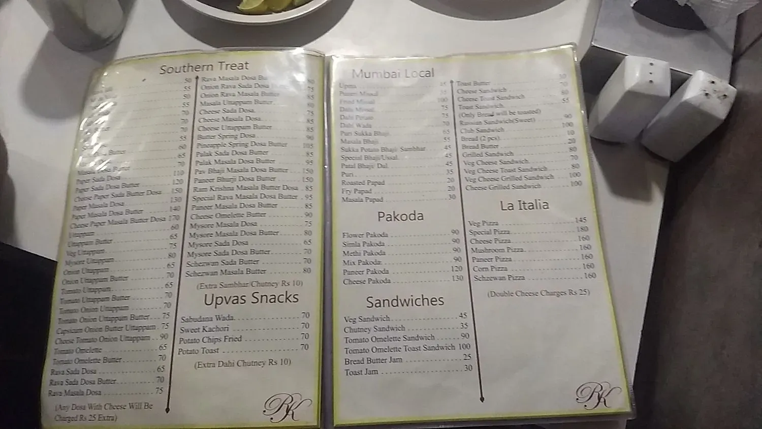 Menu 3