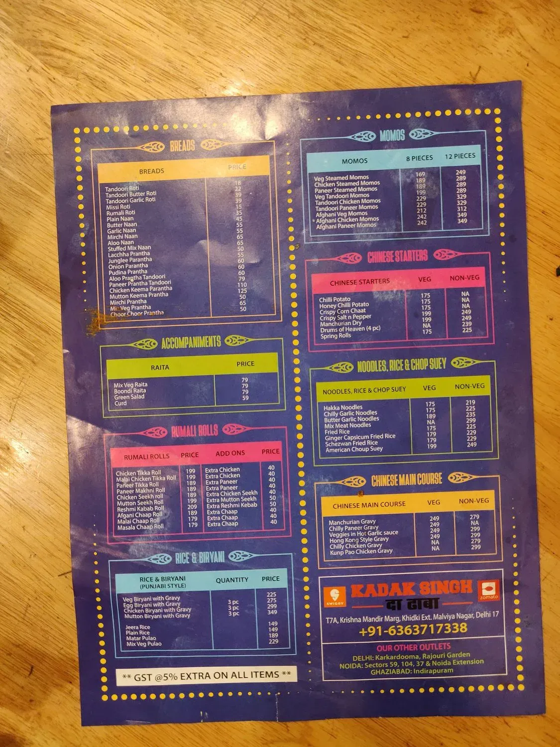 Menu 3