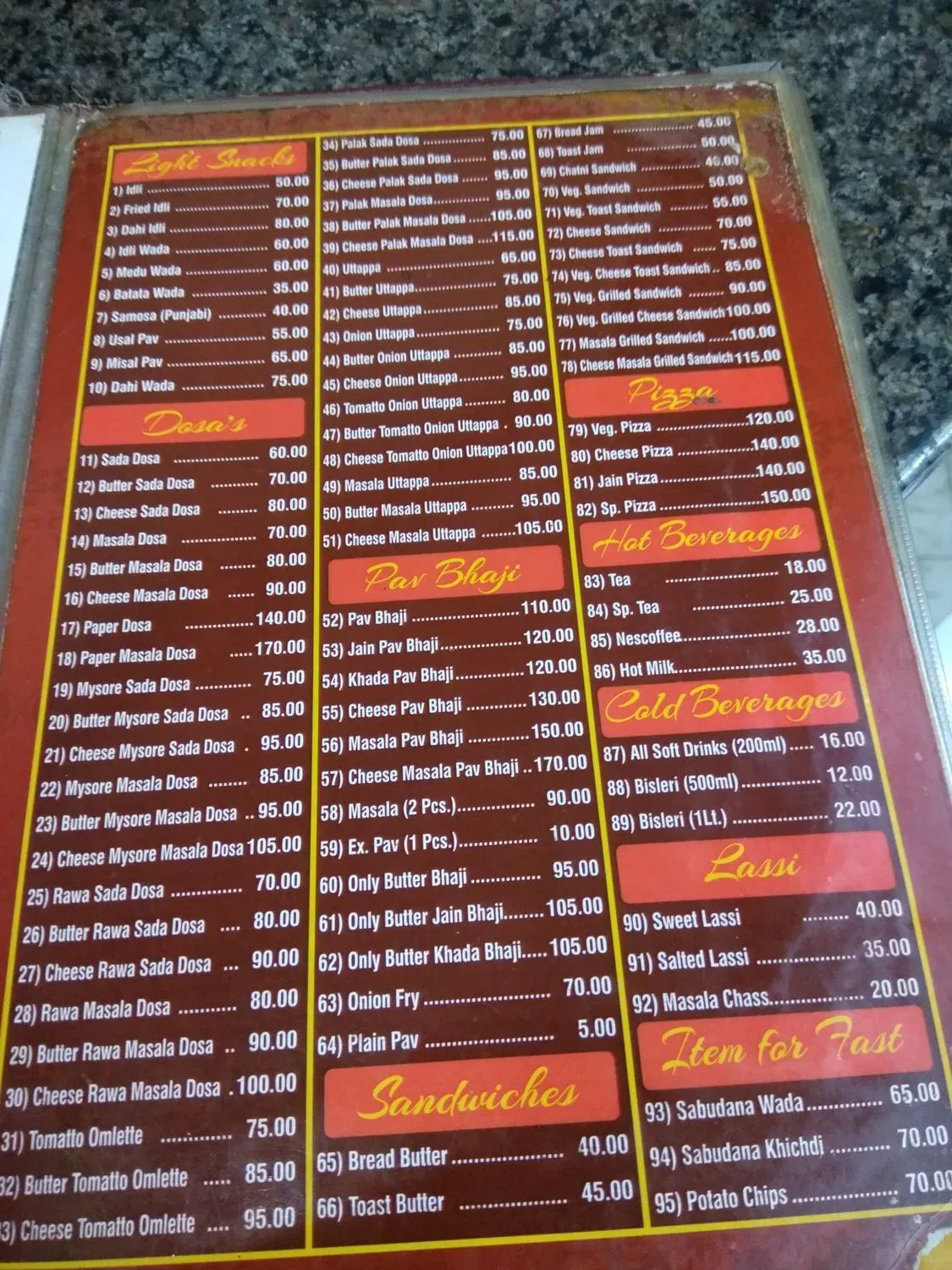 Menu 2