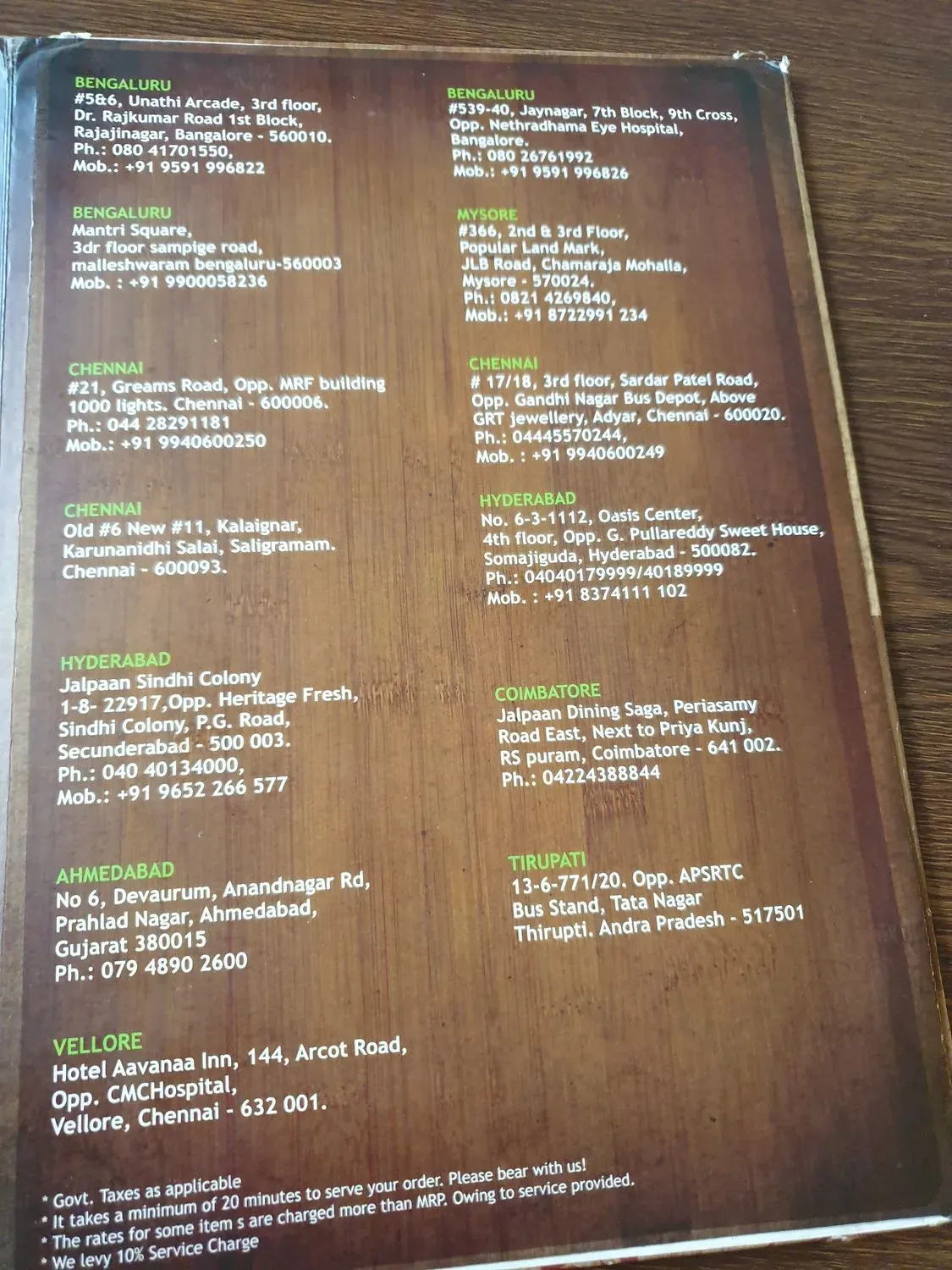 Menu 3