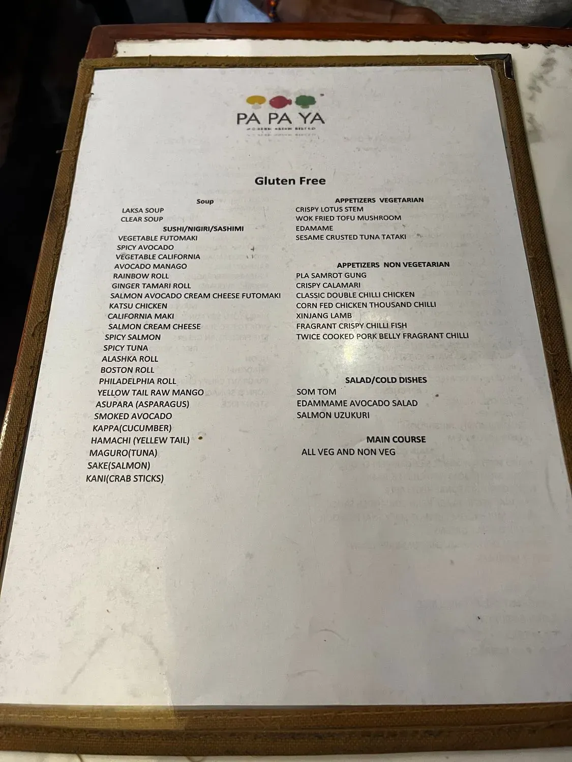 Menu 2