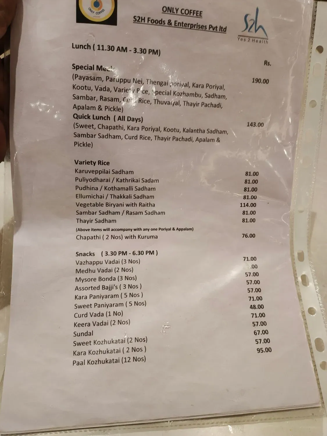 Menu 3