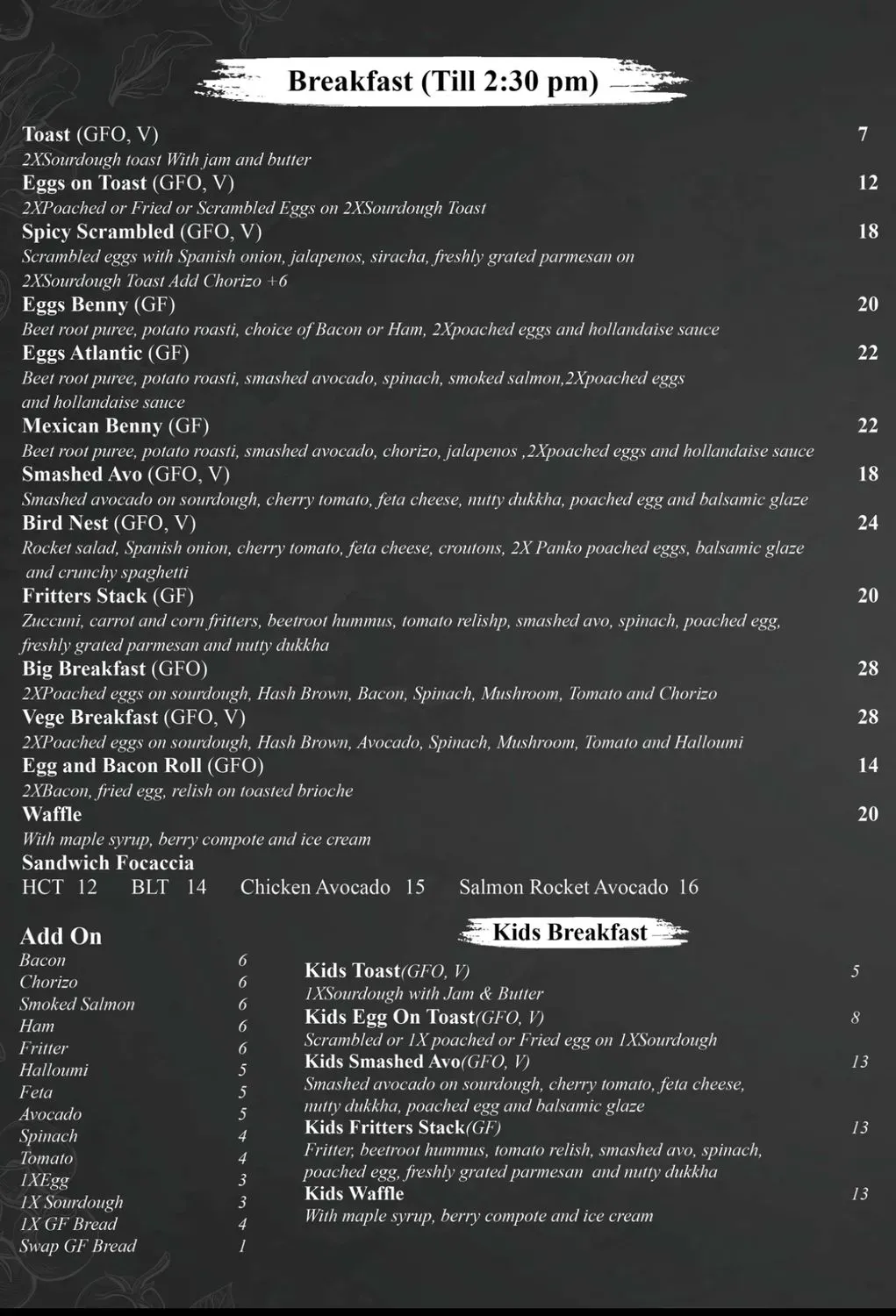 Menu 2