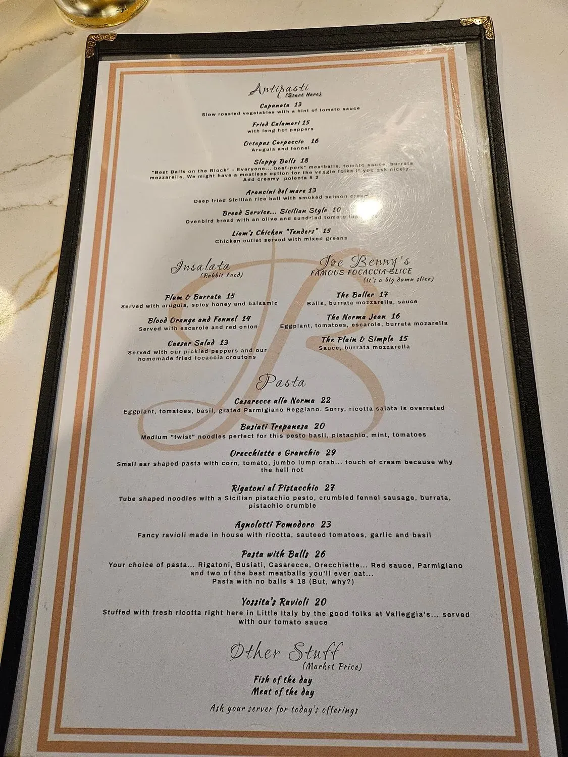 Menu 3