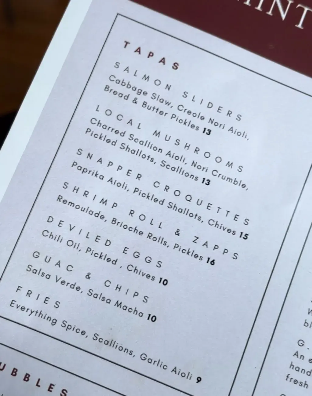 Menu 2